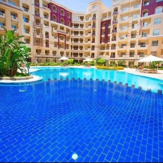Sunny Studio With 3 Swimming Pools Florenza Hurghada Exterior photo